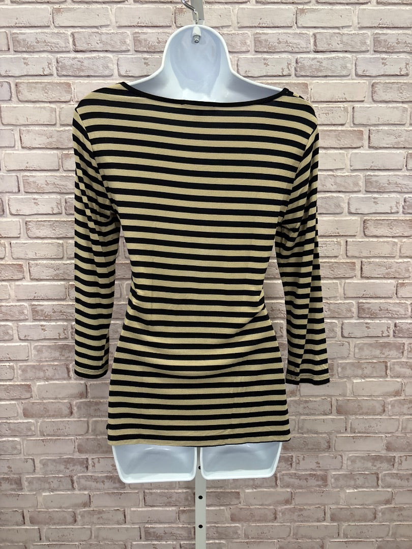 Cable & Gauge Shirt, Beige/black, Small, Used - Good