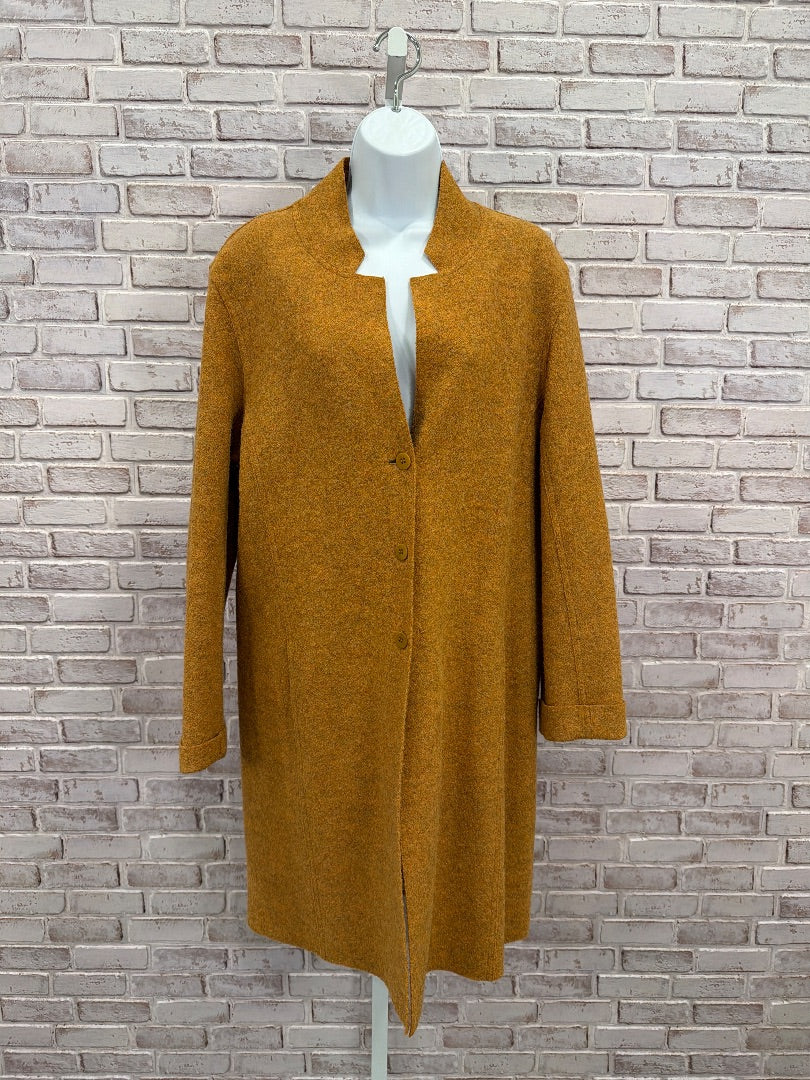 Eileen Fisher Alpaca Wool Jacket, Orange, Large, Used - Good