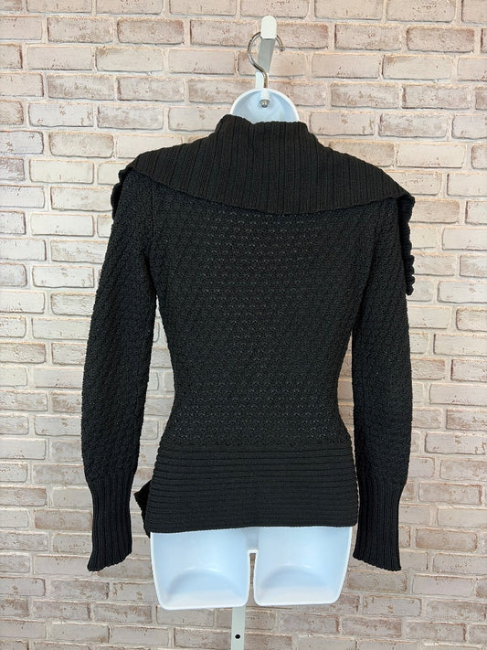 Cache Wrap Sweater, Black, XS, Used - Excellent