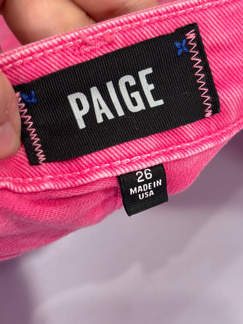 Paige Jeans, Pink, Small/26, Used - Good