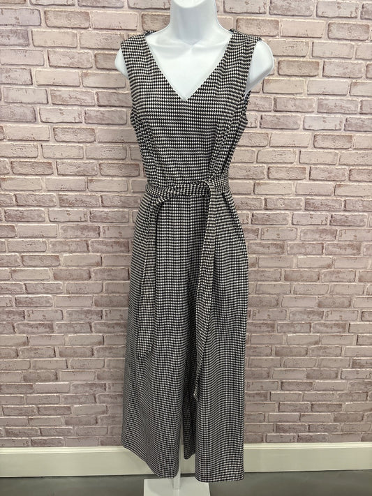 Calvin Klein Jumpsuits, Black/white houndstooth, 4, Used - Good