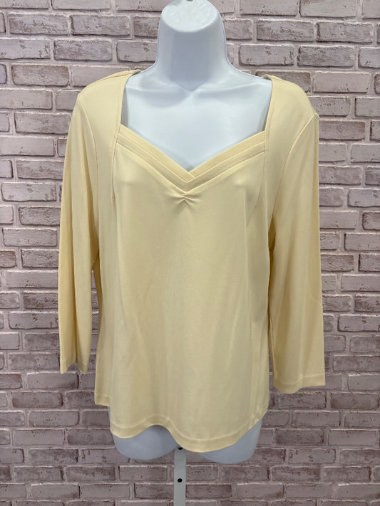 Talbots Shirt, Cream, Large, Used - Good