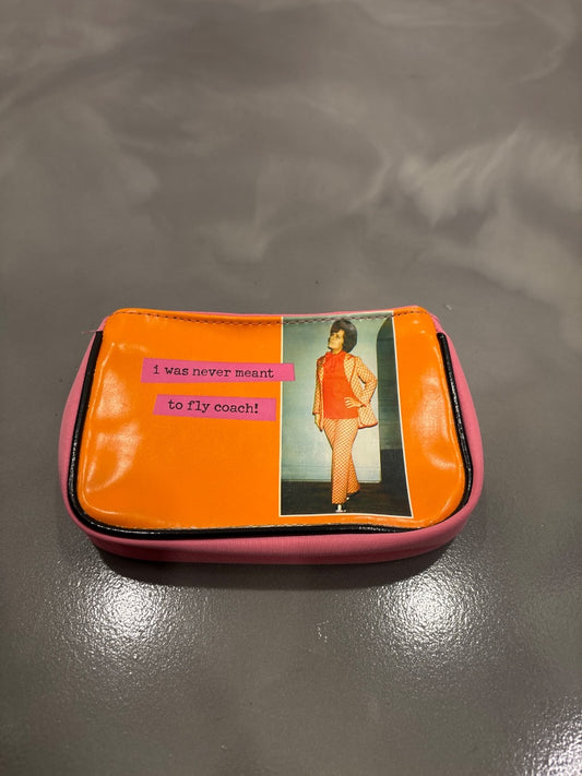 Design Clutch, Pink/orange, One Size, Used - Good