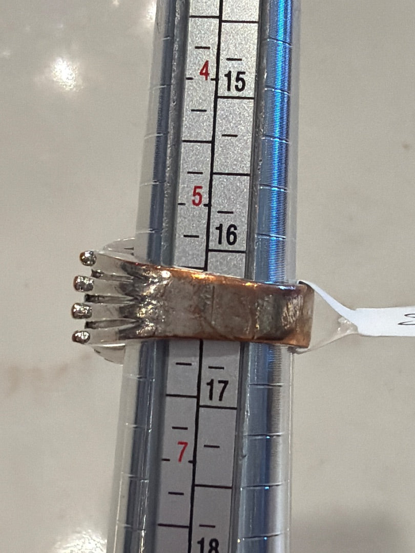 Various Ring, Silver/gold, 6, Used - Good