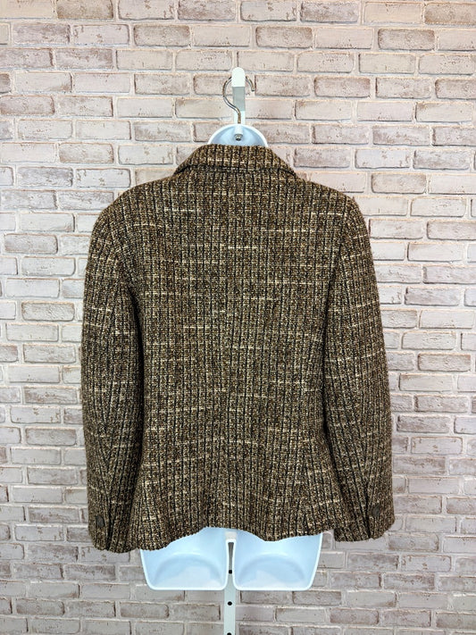 Ann Taylor Blazer, brown, 8, Used - Good