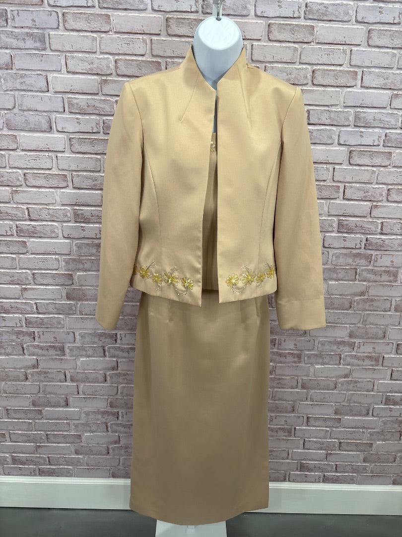 Positive Attitude Matching Clothing Set, Nude/beige, Large/10, Used - Good