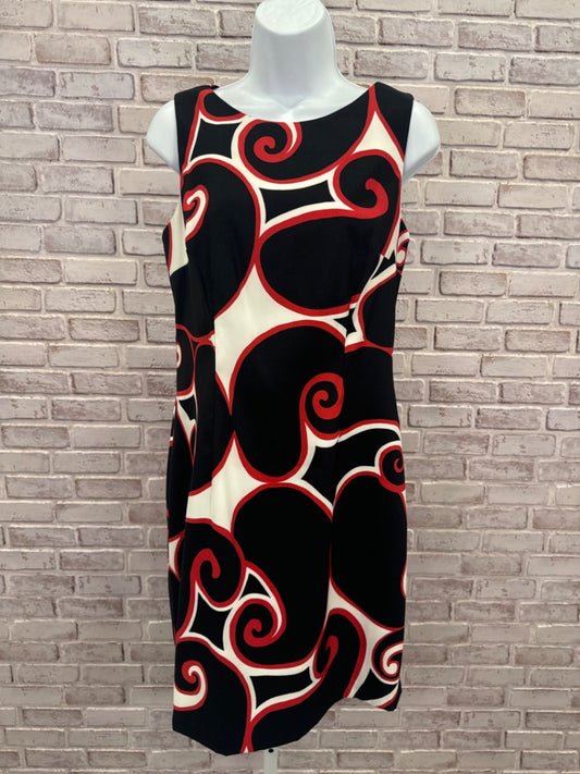 Dressbarn Dress, Black/white/red, 8, Used - Good