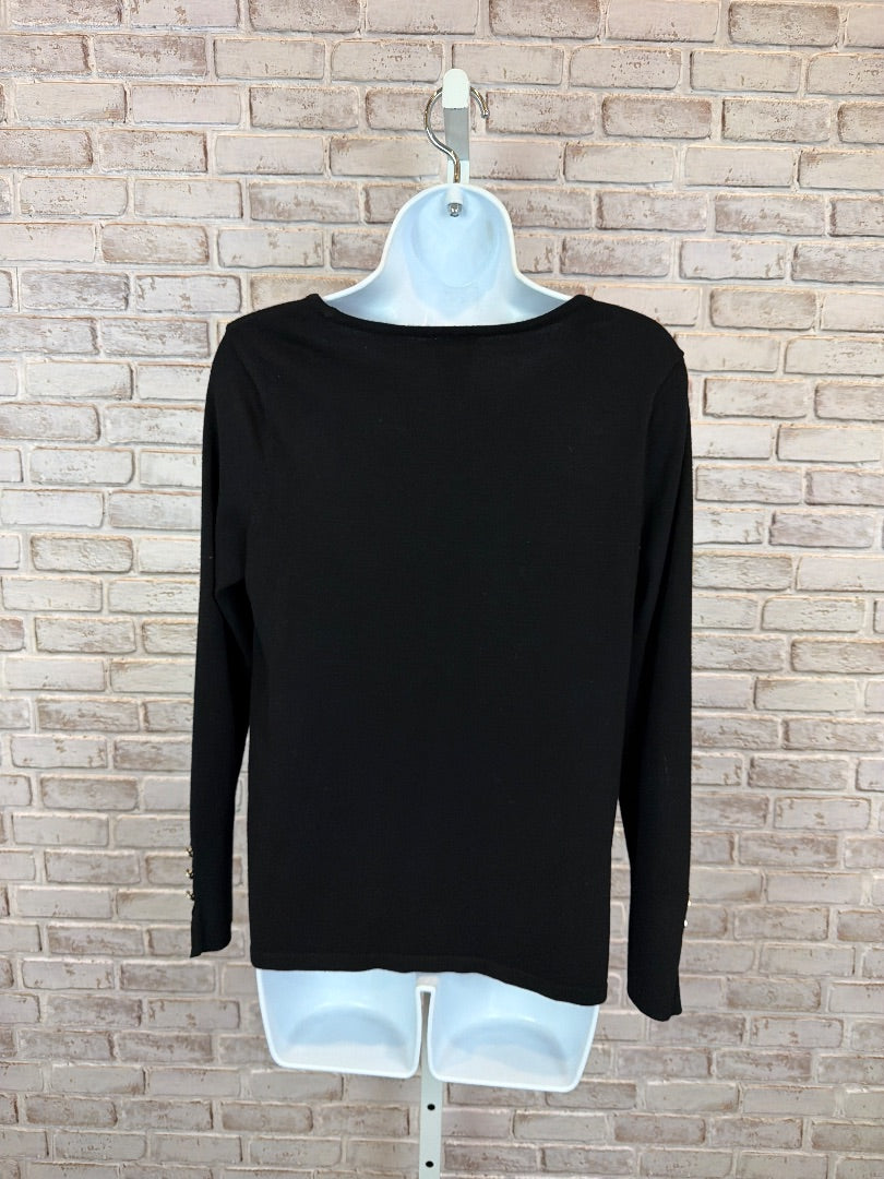 Chicos Shirt, Black, 1, Used - Good