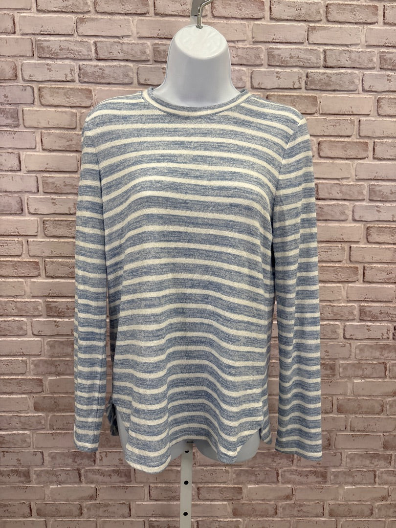 Banana Republic Shirt, Blue/white stripes, Medium, Used - Good