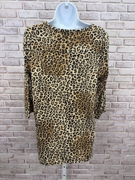 Chicos Shirt, Animal, 1, Used - Good
