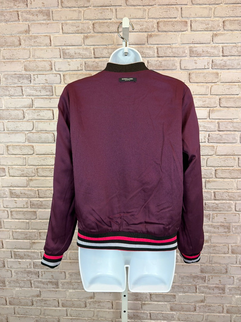 Scotch & Soda Reversible Bomber Jacket, Multi, Small, Used - Good