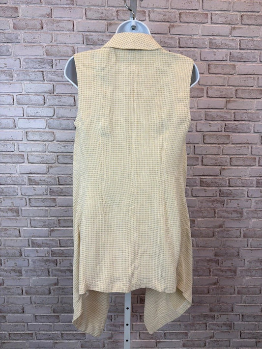 Alberto Makali Outerwear - Vest – Alberto Makali Vest, Yellow/beige, Small, Used - Excellent