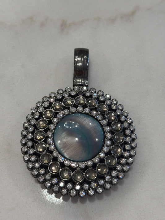 Premier Designs Pendant, Silver multi, One Size, Used - Good