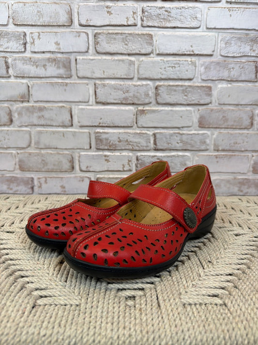 Spring Step Loafers, red, 36, Used - Good