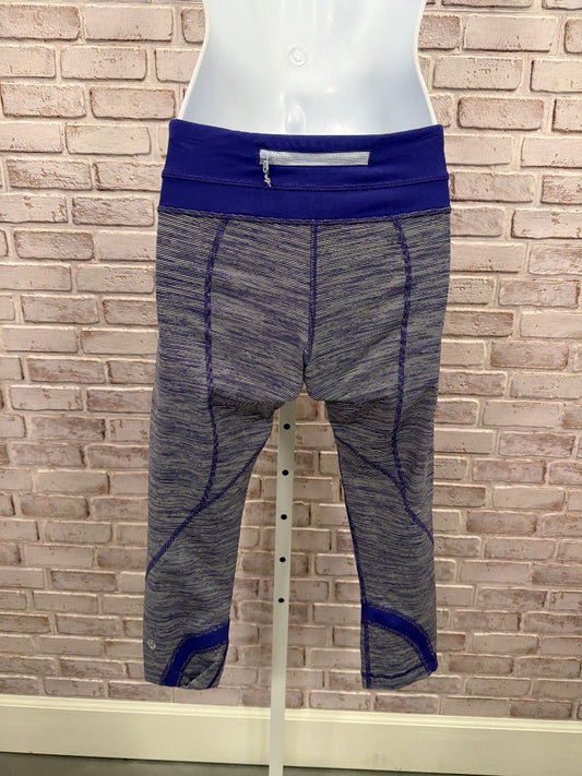 Lululemon Leggings, blue/purple multi, 4, Used - Good