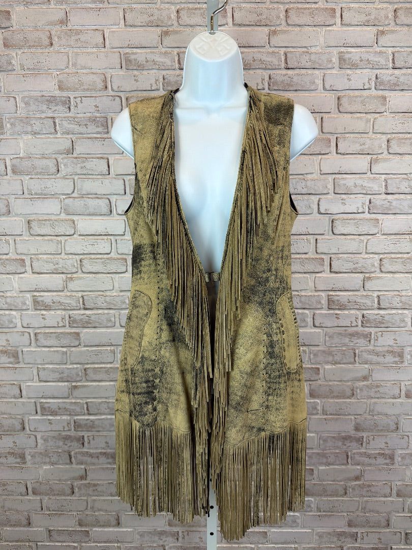 Tribe America Vest, Tan, Small, Used - Good