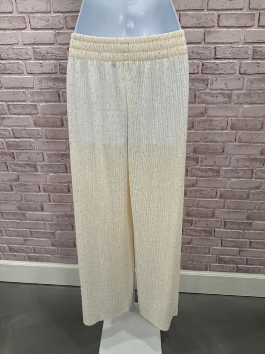 Love poem Pants, White/silver, Medium, Used - Good