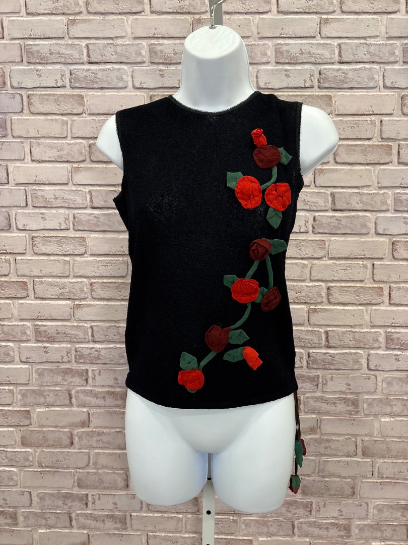 Jessica Shirt, Black multi, Small, Used - Good