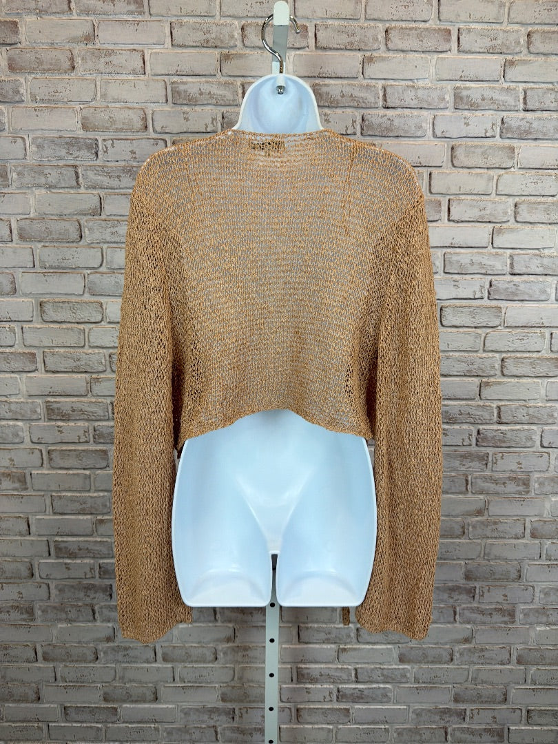 love Tree Cardigan, Beige, Large, Used - Good