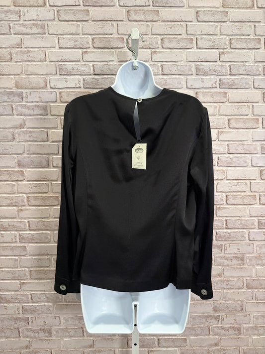 Talbots Shirt, Black, 14, New With Tags