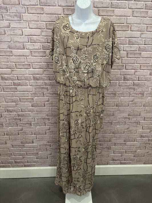 Alex Evenings Dress, Nude multi, 16, Used - Good