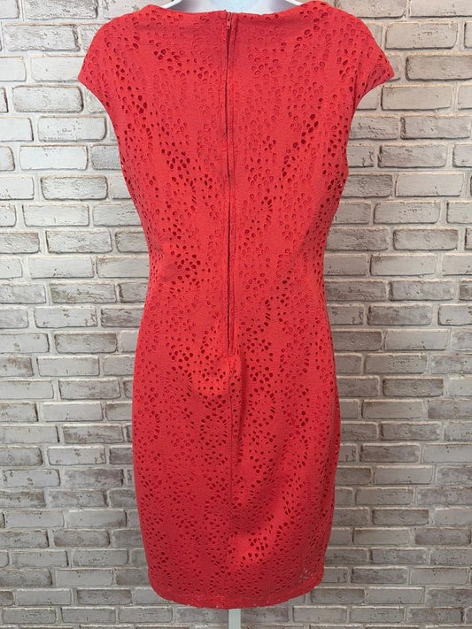 B Smart Dress – Red Coral, Size 6 – Excellent Condition