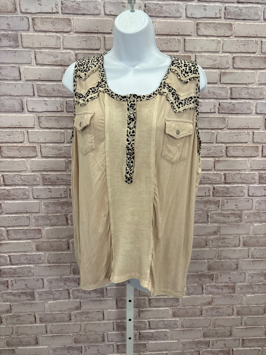 POL Tank top, Beige, Medium, Used - Good