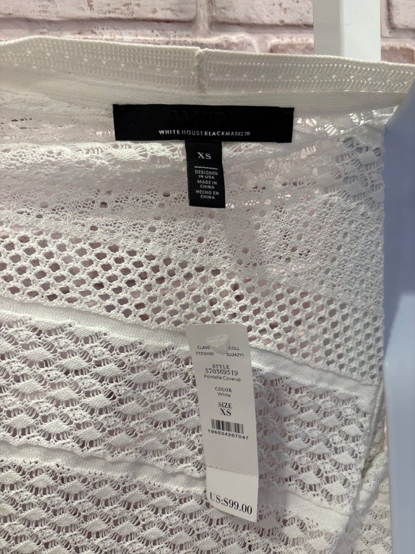 White House Black Market Cardigan, White, XS, New With Tags