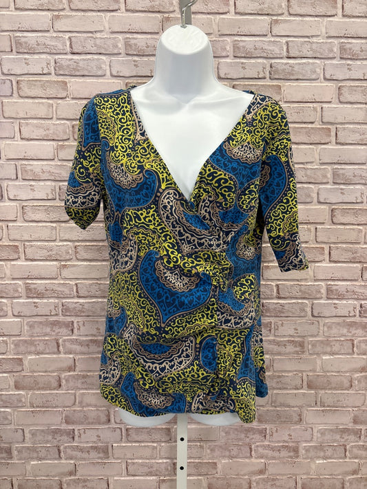 Ann Taylor Shirt, Green/blue, Medium, Used - Good