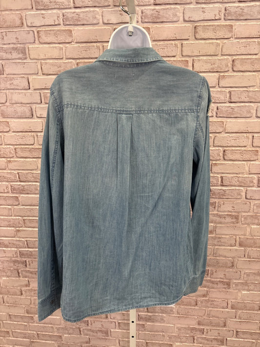 Brass plum Shirt, Denim, Medium, Used - Good