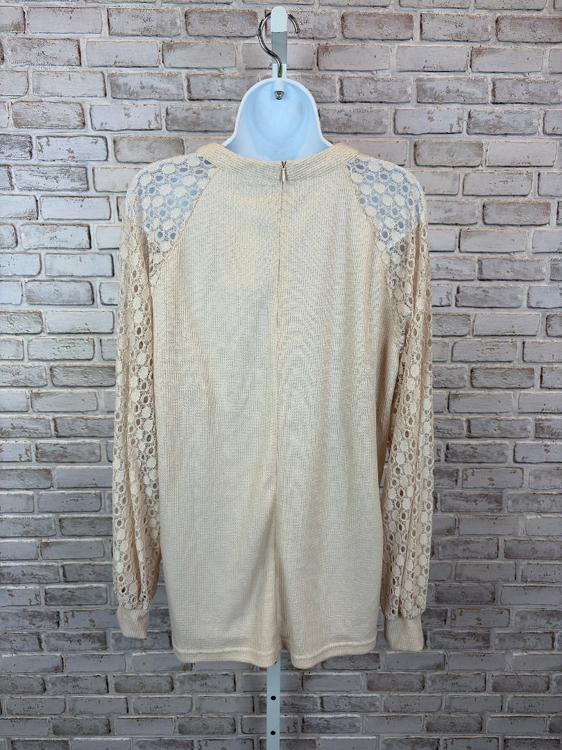 Miholl Shirt, Nude, XL, New With Tags