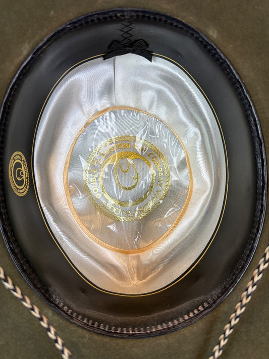 Double H Custom Hat, Green, One Size, Used - Excellent