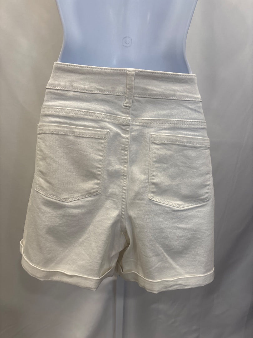 Time and Tru Shorts, White, Medium