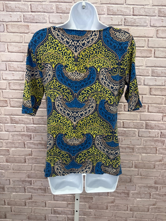 Ann Taylor Shirt, Green/blue, Medium, Used - Good