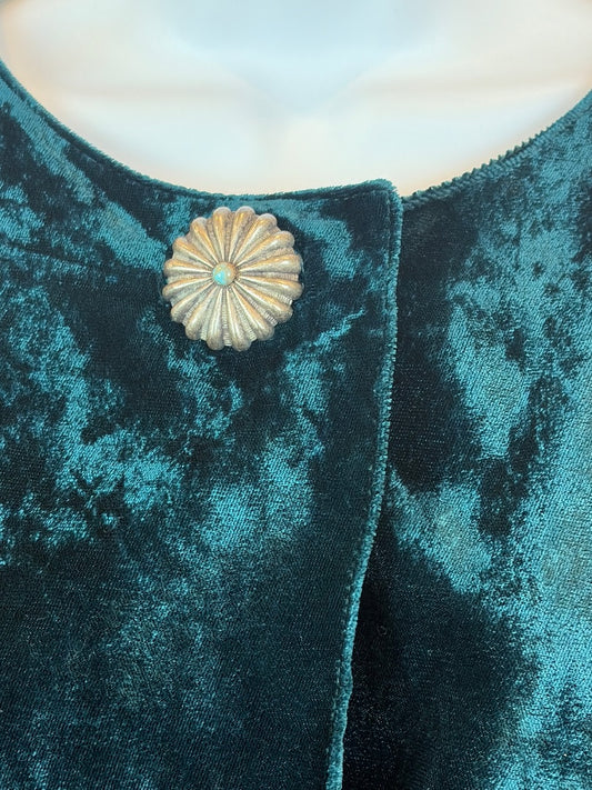 Double D Ranch Matching Clothing Set, Teal, L/XL, Used - Good