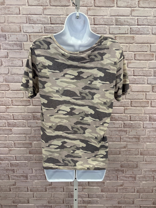 Monrow Tee shirt, Camo, Medium, Used - Good