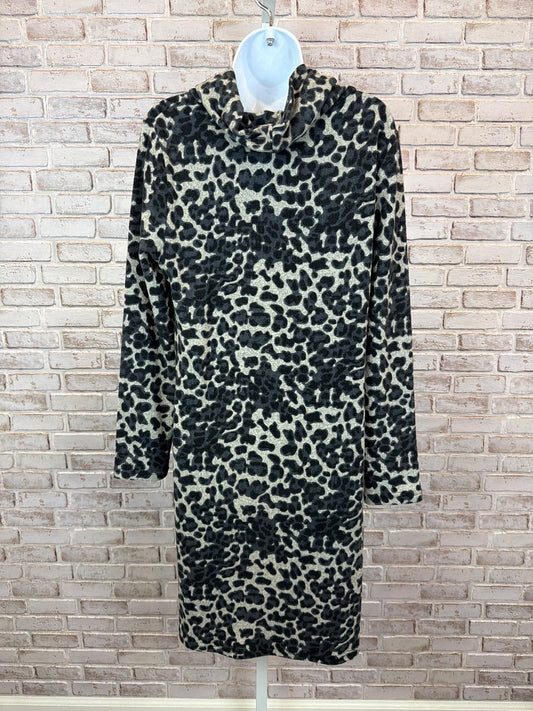 Papillon Dress, Beige/grey, Large, New With Tags