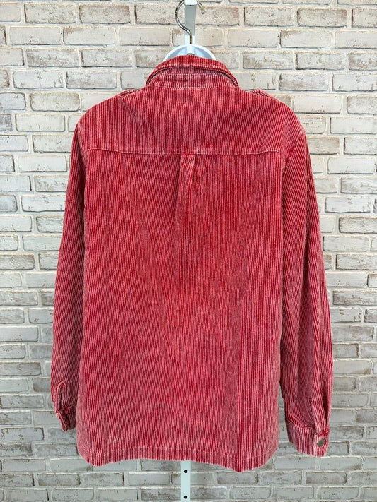 Bibi Outerwear - Jacket / Coat – Bibi Corduroy Jacket, Red, Medium, New With Tags