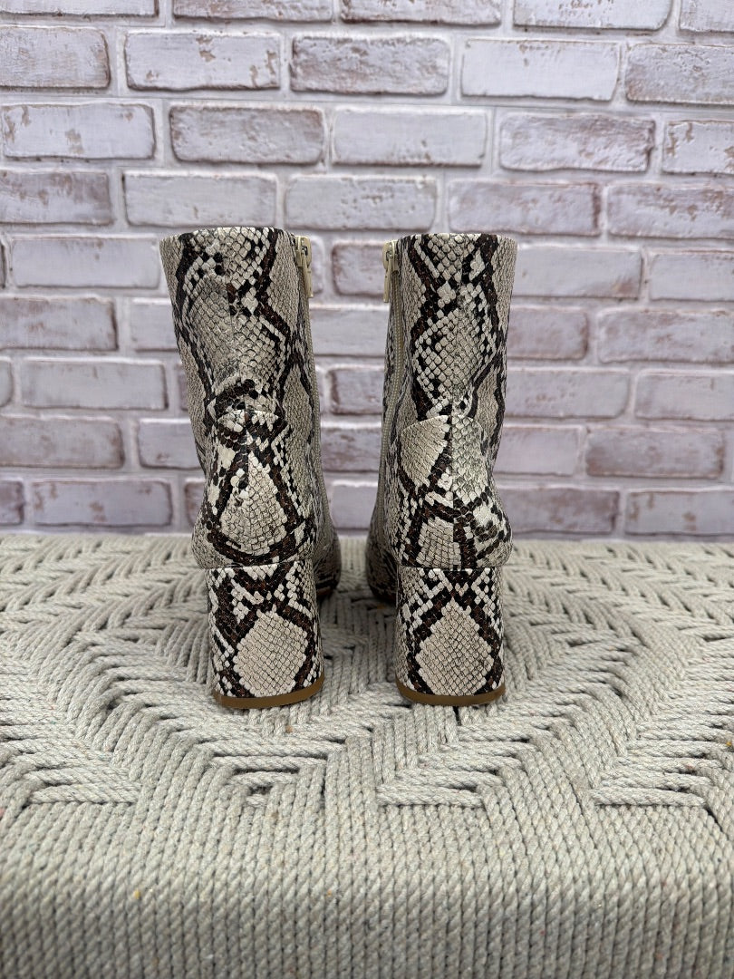 Nordstrom Rack Booties, Snakeskin, 5.5, Used - Good