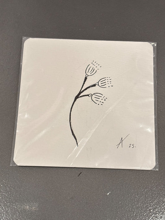 Flower 5 239 Studios Mini original, Black/white, One Size, Brand New