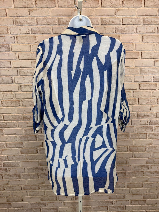 Alison Sheri Shirt, Blue/white, XL, Used - Excellent