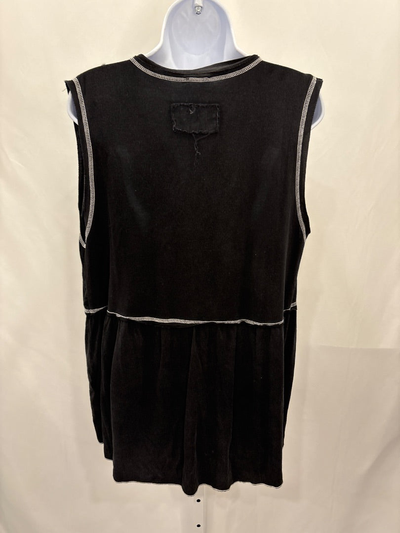 POL Shirt, Black/white, Large