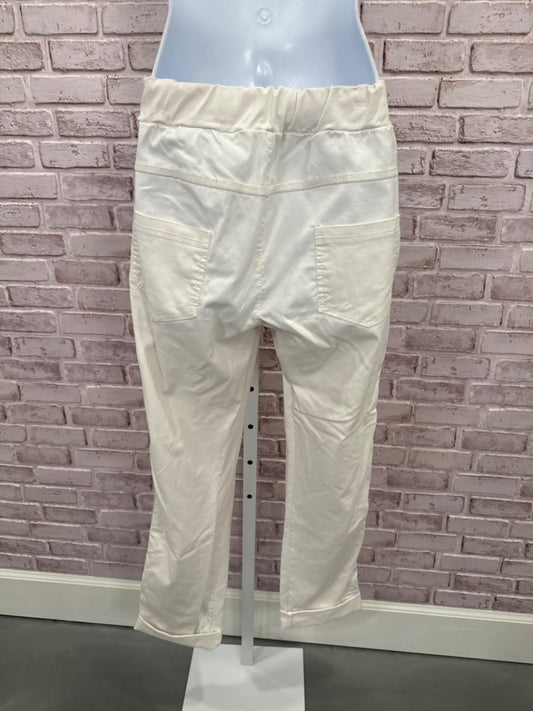 Tina Stephens pants, White/silver, One Size, Used - Good