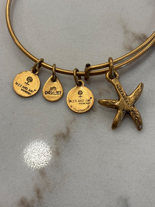 Alex & Ani Bracelet, Gold, One Size, Used - Good
