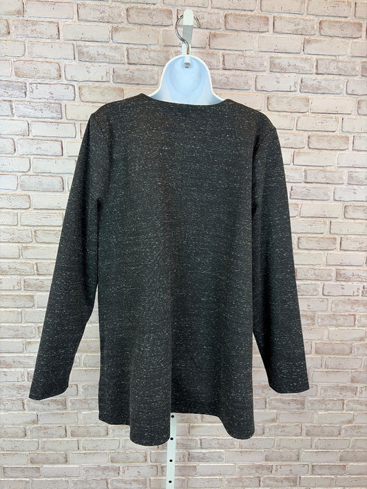 J.jill Shirt, Grey, Large, New With Tags