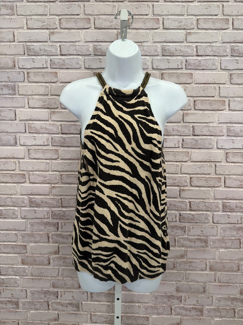 Michael Kors Shirt, Animal, Large, Used - Fair