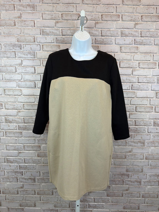 Michael Kors Dress, Khaki/black, 14, Used - Good