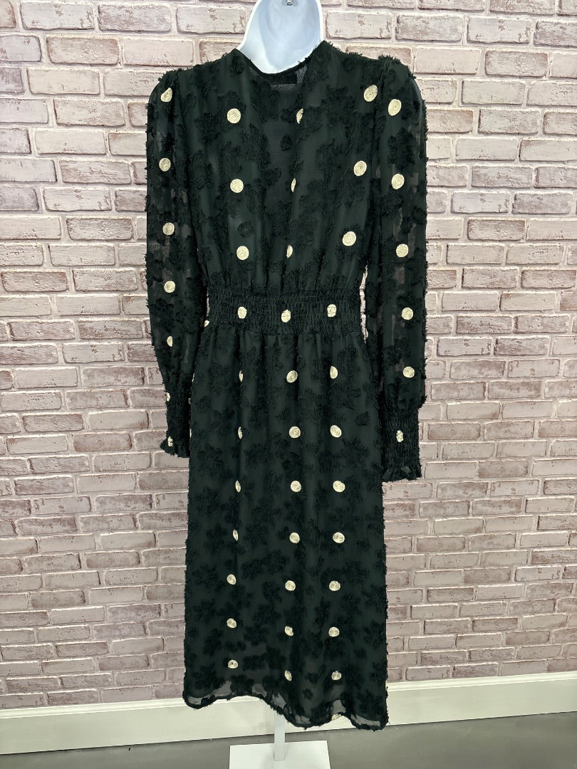 Zara Dress, Green/white, Small, Used - Good