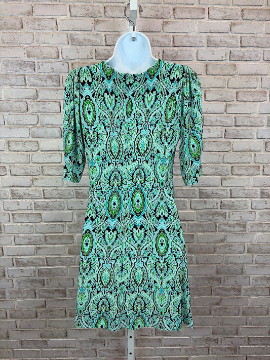 Tommy Hilfiger Dress, Green/blue, 2, Used - Good