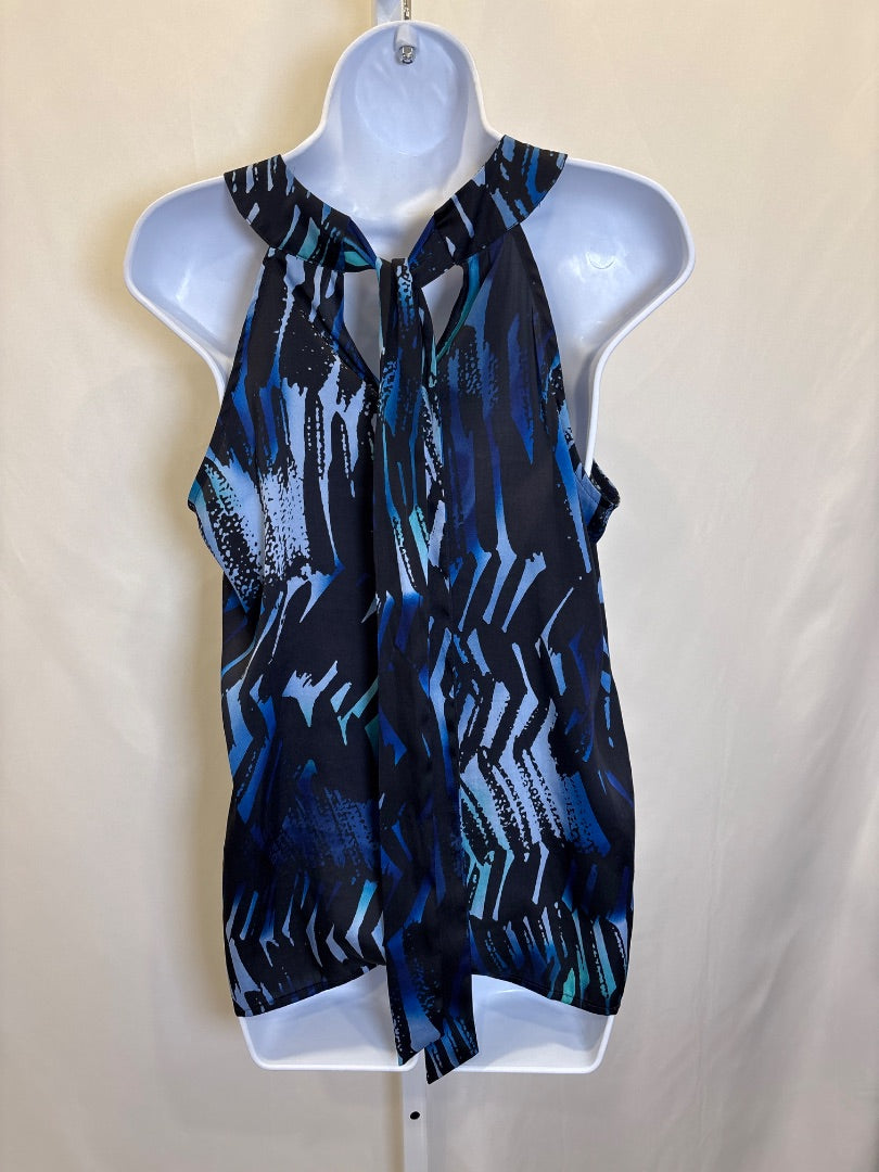 Ana Tank, Black/blue, Medium